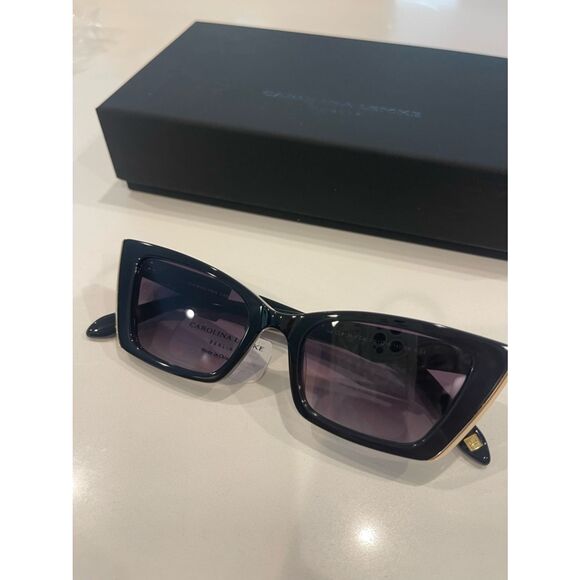 4. $359 Carolina Lemke Berlin Eyewear - Ira Black + Free Luxury Premium Case main image 5